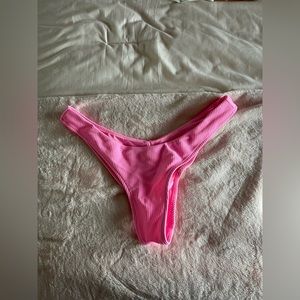 Frankie’s Bikinis hot pink bottoms